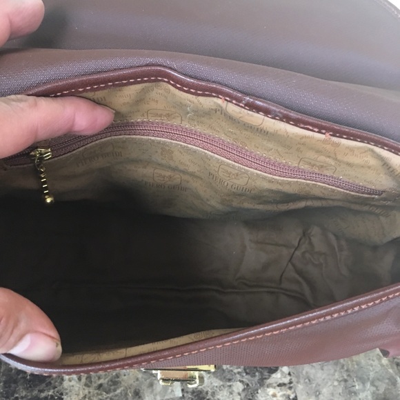 NWT Vintage Piero Guidi crossbody purse brown - Picture 6 of 8